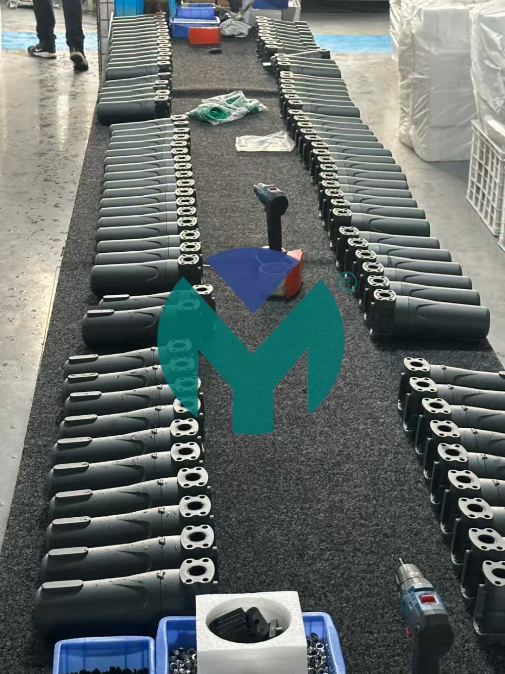 Industrielles Druckluftfilterdesign f&uuml;r Anwendungen mit hohem Durchfluss